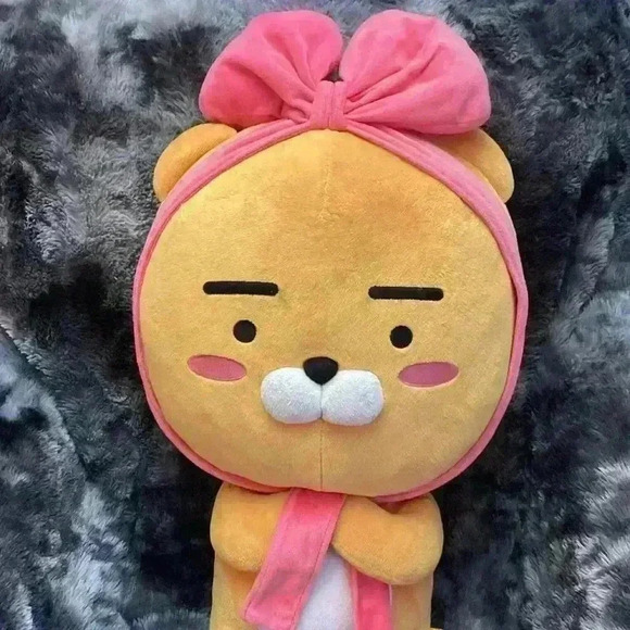 Kakaofriends Soft Plush 24" Ryan with Bow 2017 Special Edition - Picture 2 of 16